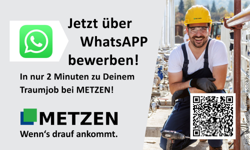 Monteure gesucht - Jetzt über Whatsapp bewerben!